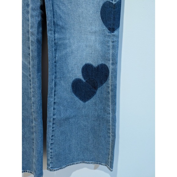 Johnny Was Women's Darling Amore Medium Wash Straight Flare Jeans New-Size 26 - Picture 5 of 16